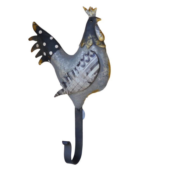 Bird Coat Hooks - Cockerel and Hen