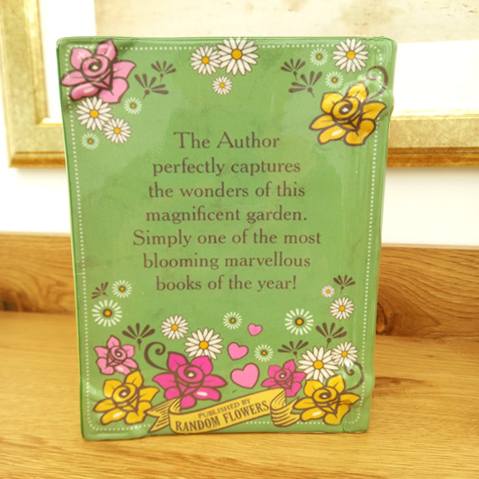 Ceramic Book Vase " Great Garden Expectations"