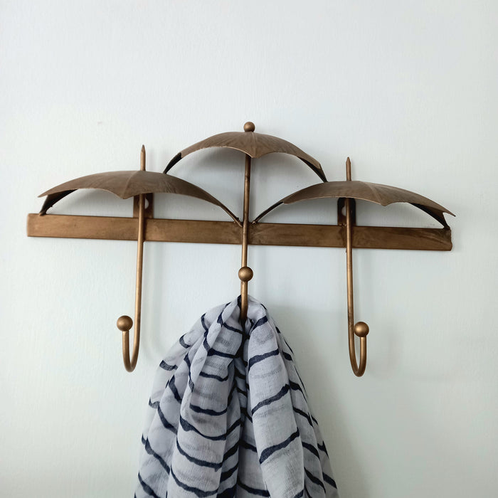 UMBRELLA COAT HOOKS ON PLAQUE