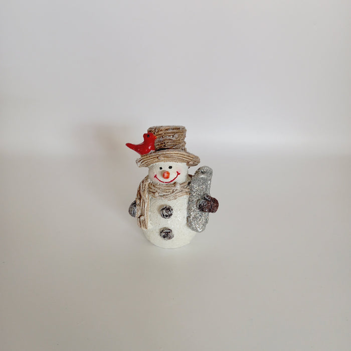 Snowman!  Resin Free Standing Christmas Decorations -