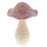 Ceramic Mushroom Glow Lamp Large Pink