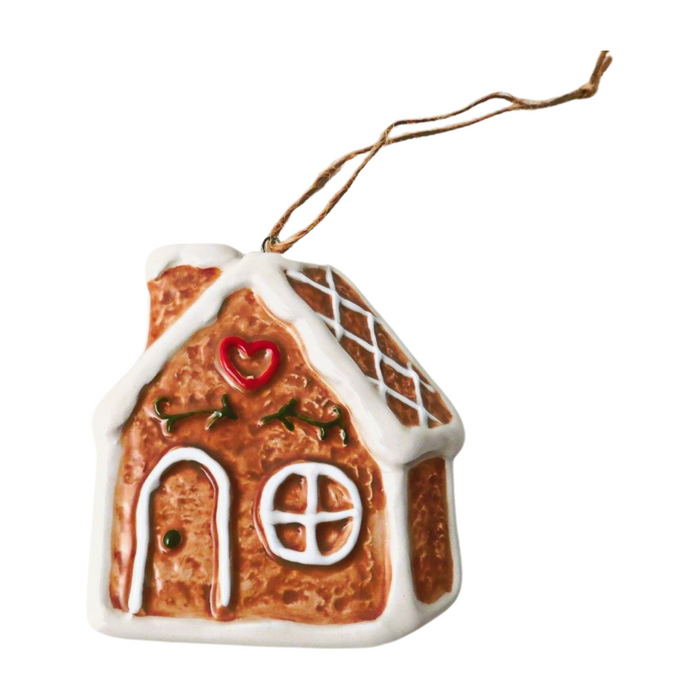 Gingerbread House Tree Decoration - Set of 3