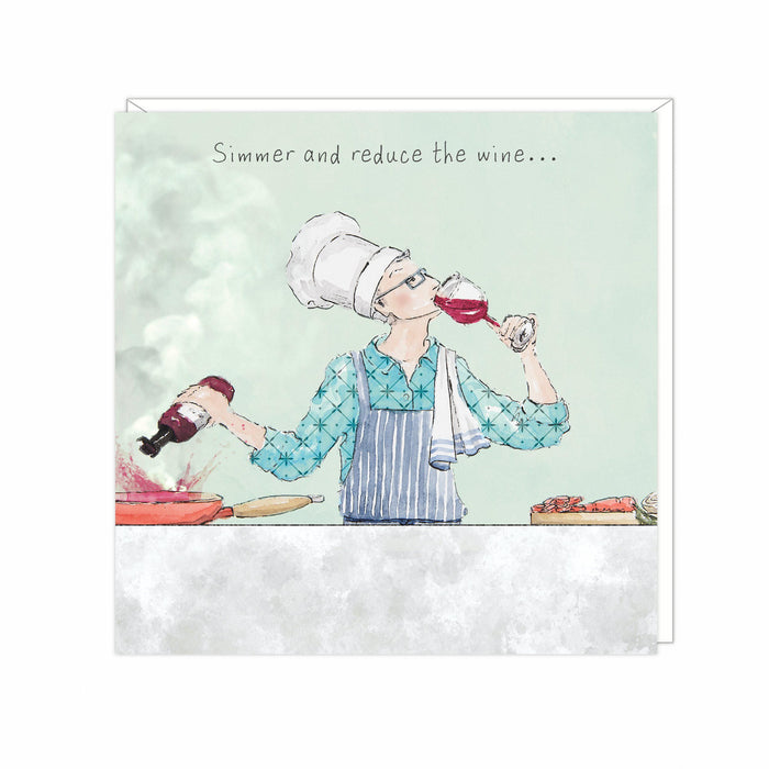 Man Card - Simmer And Reduce The Wine...