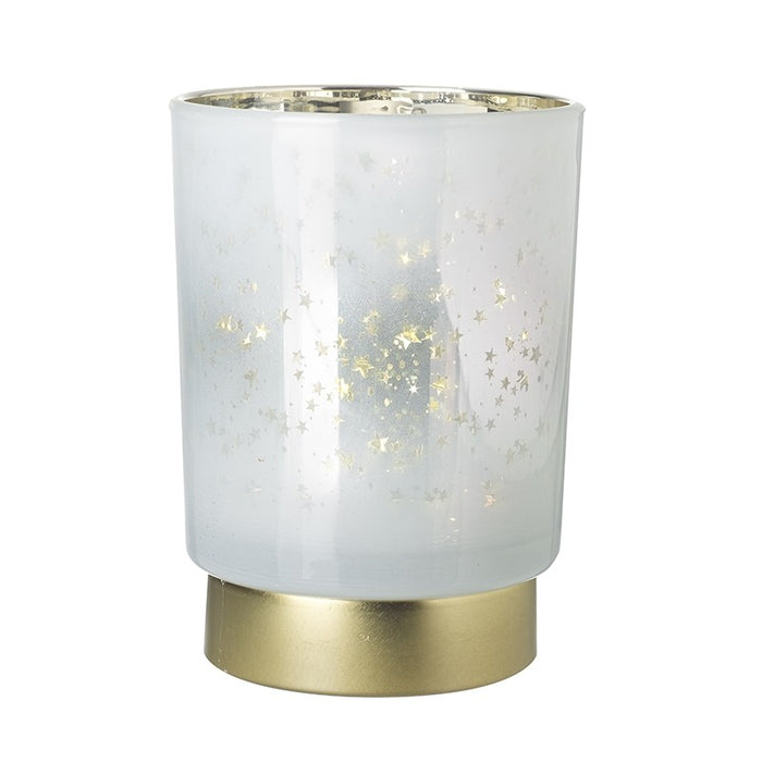 Light Up Jar With Gold Base - Two sizes