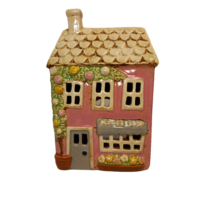 Village Pottery Flower Shop Tealight