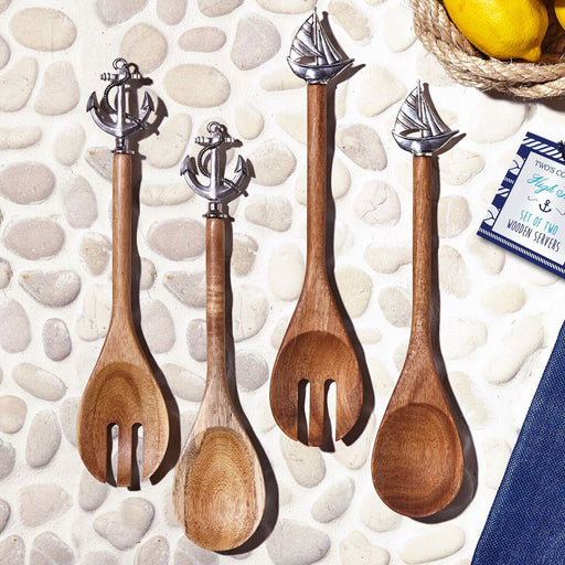 Nautical Salad Servers Gift Set