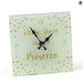 Prosecco Clock - Square 15cm