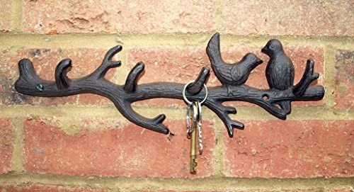 Birds on a Branch Key / Coat Hooks - Cast Iron