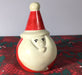 Round Soapstone Father Christmas Ornament