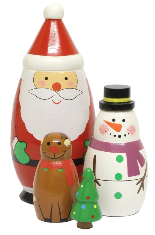 Christmas Russian Dolls Nesting Set