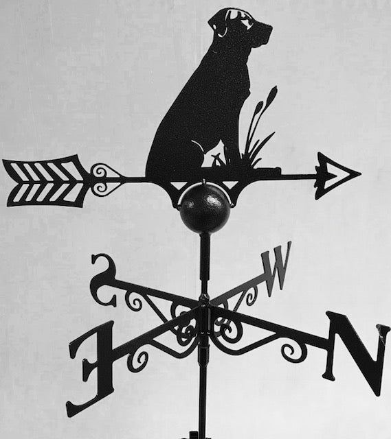 Labrador Weathervane - UK Made Solid Steel