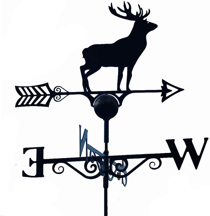 Stag Weathervane - UK Made Solid Steel