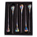 Glass Icicle Drops - Set of 6 Christmas Decorations