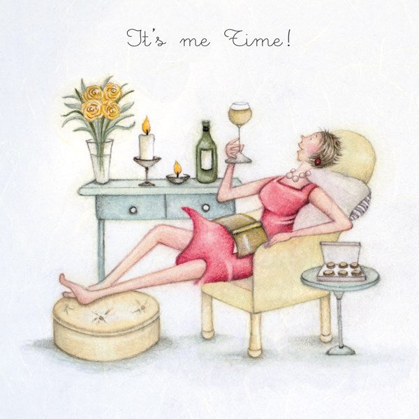 Ladies Birthday Card - Its me time! Berni Parker