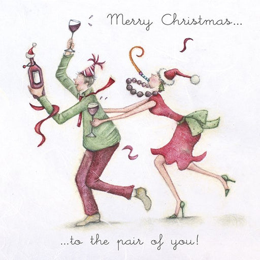 Couple Christmas Card - Merry Christmas...to the pair of you! from Berni Parker