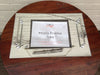 Glass Mirror Photo Serving Tray